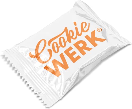 Cookie Werk | Vanille Cookie | Weiße Verpackung & Orangene Schrift von Cookie Werk