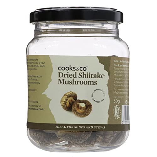 Cooks & Co - Wild Mushrooms - Dried Shii-Take Mushrooms - 30g von Cooks & Co