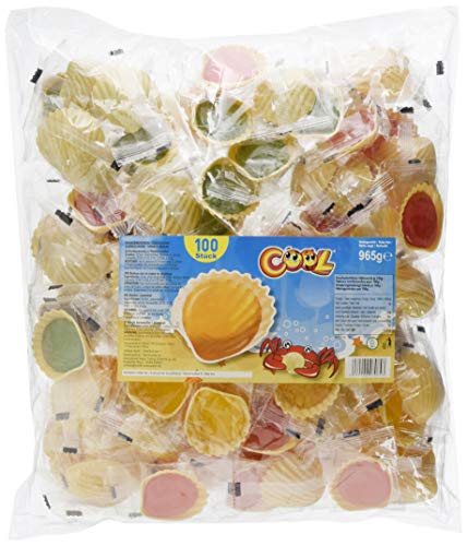 COOL 100 Schleckmuscheln einzeln verpackt im Beutel, 1er Pack (1 x 965 g) von Cool