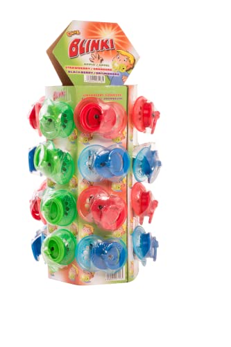 Cool Blinki Tower, 24 blinkende Nuckellollis im Papptower, süße Schnullis, 24 x 15 g von Cool