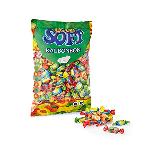 Cool Soft Kaubonbons | vegan und glutenfrei | im Beutel, 1er Pack (1 x 1 kg) von Cool