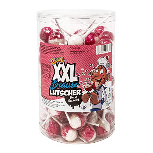 Cool XXL Brause Lutscher 100 Lutscher x 17g, 1700 g von Cool