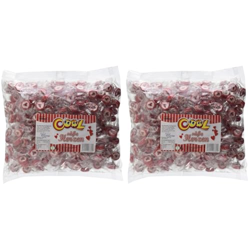 Cool handgefertigte "Süße Herzen" Bonbons im Beutel, 2er Pack (1 x 1 kg) von Cool