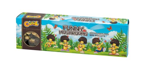 Funny Mushrooms Chocolate, Kleingebäck in Pilzform, 100g von Cool