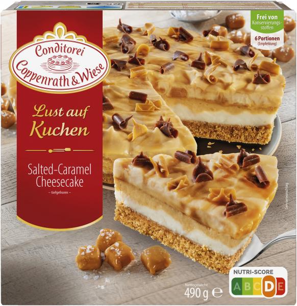 C&W Lust auf Kuchen Salted Caramel Cheesecake von Coppenrath & Wiese