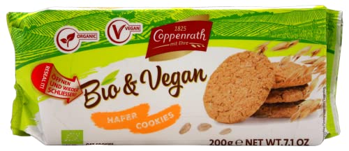 Coppenrath Bio & Vegan Hafer Cookies, 7er Pack (7 x 200g) von Coppenrath