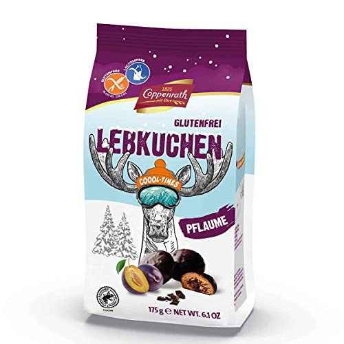 Coppenrath Coool-Times Lebkuchen Pflaume glutenfrei und laktosefrei (12 x 175 g) von Coppenrath