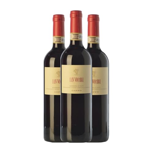 Coppo L'Avvocata Barbera Barbera d'Asti 75 cl Rotwein (Karton mit 3 Flaschen von 75 cl) von Coppo