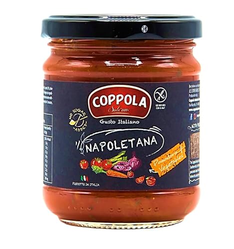 Coppola Napoletana Soße- ohne Zusatz von Zucker, 180g (6er Pack) von Coppola Salerno