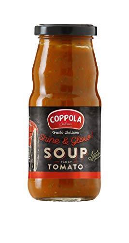 Coppola Shine & Glow! Tomatensuppe mit Basilikum und Olivenöl - ohne Zusatz von Zucker, 350g von Coppola Salerno