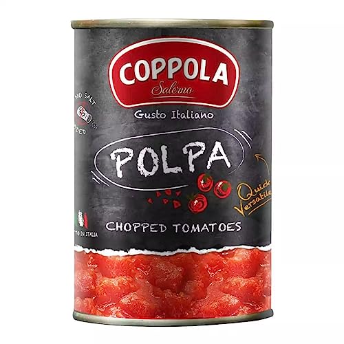 Coppola Stückige Tomaten, Polpa – ohne Zusatz von Salz, 400g (12er Pack) von Coppola Salerno