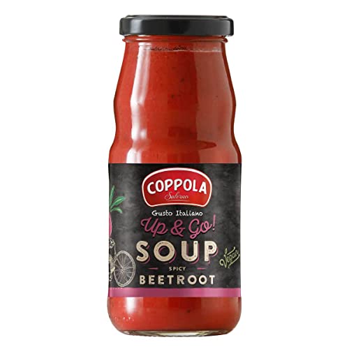 Coppola Up & Go! Rote-Bete-Suppe mit Chili und Sesam - ohne Zusatz von Zucker, 350g (6er Pack) von Coppola Salerno