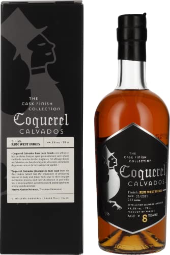 Coquerel Calvados 8 Years Old The Cask Finish Collection 44,2% Vol. 0,7l in Geschenkbox von Coquerel