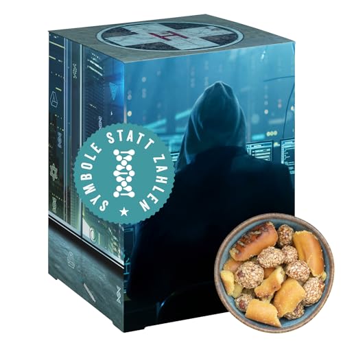 Corasol Escape-Thriller & Snacks Adventskalender für Erwachsene: Ein Atemloses Spiel - mit herzhaften Snacks & Nüssen (625 g) von Corasol