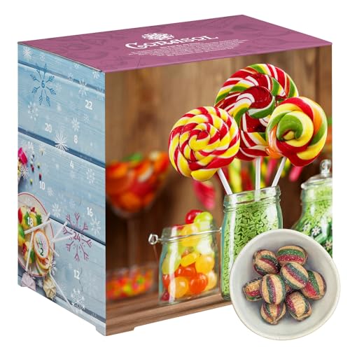 Corasol Premium Bonbons Adventskalender mit nostalgischen Süßigkeiten (720 g) von Corasol