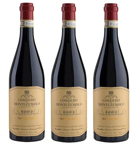 3x 0,75l - 2020er - Cordero di Montezemolo - Monfalletto - Barolo D.O.C.G. - Piemonte - Italien - Rotwein trocken von Cordero di Montezemolo