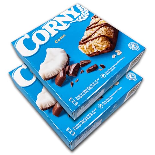 2 er Pack Corny Classic Cocos 2 x150 g (2 x 6 Einzelriegel a 25 g) von Corny