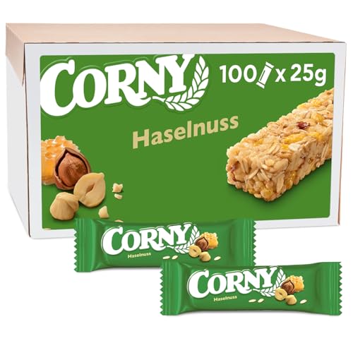 Corny Classic Haselnuss, Müsliriegel, 100 Riegel à 25 g von Corny