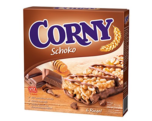 Corny Classic Schoko, Müsliriegel, 5er Pack (5 x 150g Schachtel) von Corny