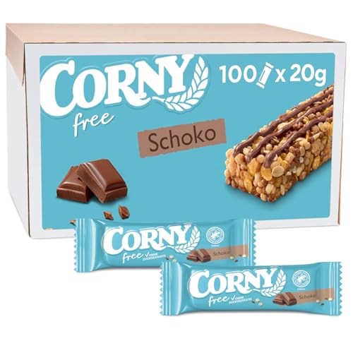 Corny Corny free Schoko, Müsliriegel, 100er Pack (100 x 20g) von Corny