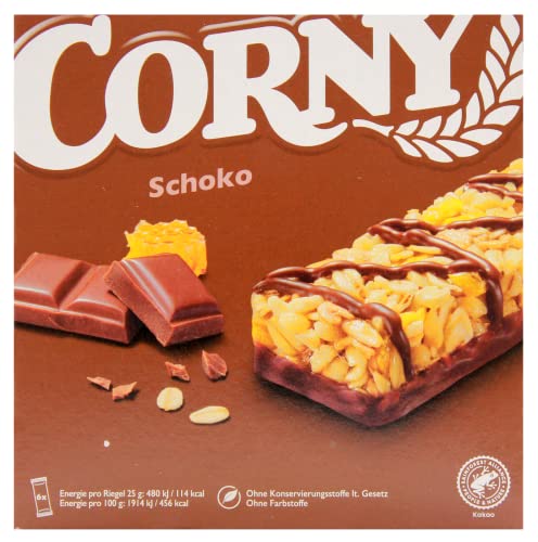 Corny Riegel 6x25g, Schoko 10 x 150 g von Corny