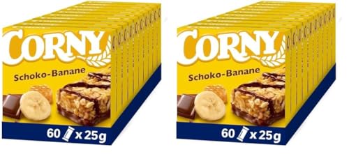 Corny Schoko-Banane Müsliriegel, 20er Pack (10 x 150g) von Corny