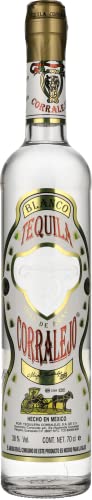 Corralejo Tequila Blanco | Premium Tequila | Zu 100% aus blauen Agaven | Kristallklarer, ungelagerter Tequila | Als Sommerdrink mit Grapefuitlimonade | 38% Vol. | 700ML von Corralejo