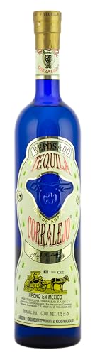 Corralejo Tequila Reposado | Premium Tequila | Zu 100% aus blauen Agaven | 6 Monate in Limousin-Eichen Fässern gelagert | Hell und Strohfarben | Milder Abgang | 38% Vol. | 1750ML von Corralejo