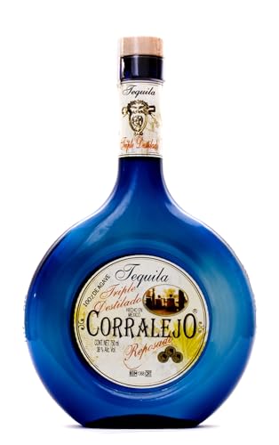 Corralejo Tequila Triple Destilado | Premium Tequila | Zu 100% aus blauen Agaven | 6 Monate in Limousin-Eichen Fässern gelagert| Dreifach destilliert | Außergwöhnlich weicher Abgang |38% Vol. | 700ML von Corralejo