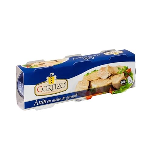 Thunfisch in Pflanzenöl Packung von 3 Cortizo von Cortizo