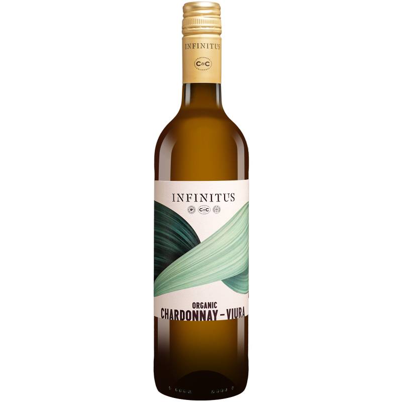 Infinitus Blanco Chardonnay-Viura Organic 2022  0.75L 12.5% Vol. Weißwein Trocken aus Spanien von Cosecheros y Criadores