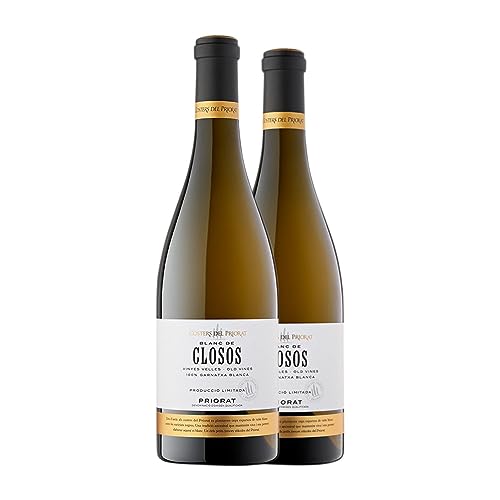 Costers del Priorat Blanc de Closos Priorat Alterung 75 cl (Schachtel mit 2 Flaschen von 75 cl) von Costers del Priorat