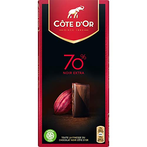 Côte d'Or FIN 70% NOIR INTENSE 100 g, 4er Pack (4 x 100 g) von Cote D'Or