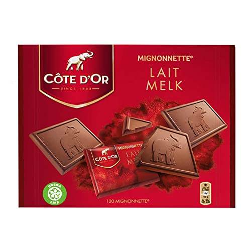 Côte d'Or Schokoladentäfelchen (120x 10g) - Mignonnettes melk von Cote D'Or
