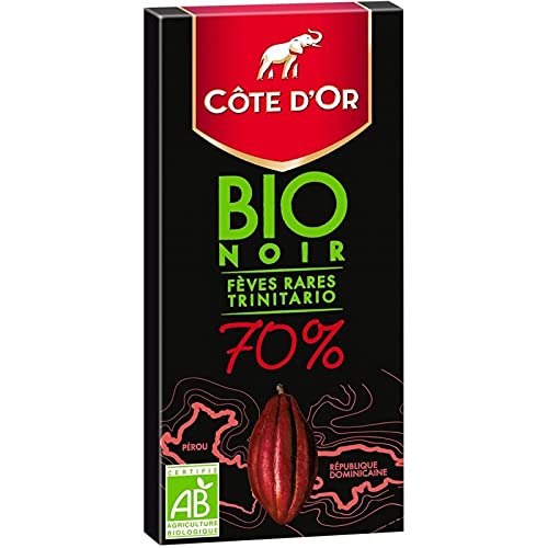 Bio-Kugel, schwarz, 70 % Federn, rund Trinitario, 90 g (10 Stück) von Côte d Or