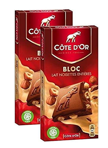 COTE D'OR Bloc Vollmilch Haselnuss (2 x 180g) von Côte d'Or