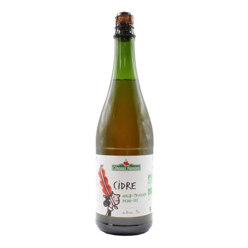 Coteaux Nantais Apfelcidre, halbtrocken, 4% Vol., 0,75l (1x750ml) von Coteaux Nantais