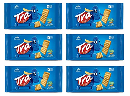 6x Galbusera Tra Cracker Salziger Snack ( 10 x 25g ) 250g Salzgebäck Knabberartikel von Cracker