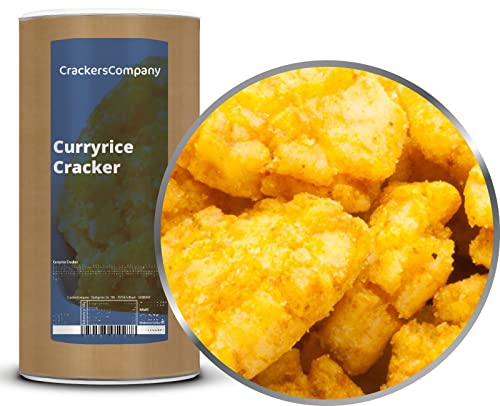 1 x 250g Reiscracker Curry exotische Snackmischung Japanisch Indisch Reiscräcker vegan laktosefrei fettarm von Crackerscompany