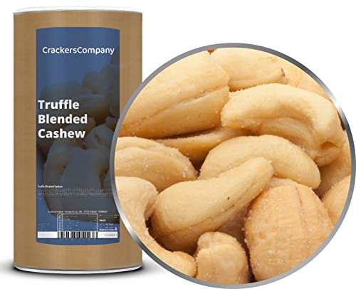 1 x 700g Trüffelöl Cashewkerne geröstet mit Meersalz Weisses Trüffelöl Luxus Snack vegetarisch vegan glutenfrei laktosefrei 18 % Protein für Feinschmecker von Geakv