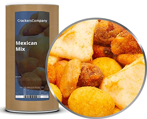 2 x 550g Nussmischung Mexico mit Erdnuss Mais und Reis vegetarisch 16 % Protein von Crackerscompany