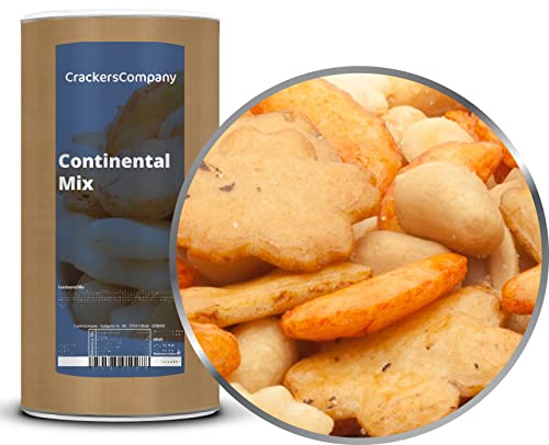 2 x 600g Nusskernmischung vegetarisch viel Protein Genuss Snack Reiscracker Snack Mix von Crackerscompany