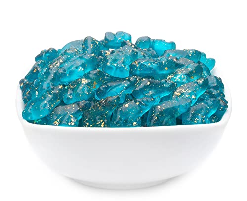 3 x 100g Gummibär mit 24 Karat Gold verendelt Eisbonbon-Geschmack Gummibonbon Gummibärchen Eisbär Frischer Atem garantiert glutenfrei laktosefrei von UOOTPC