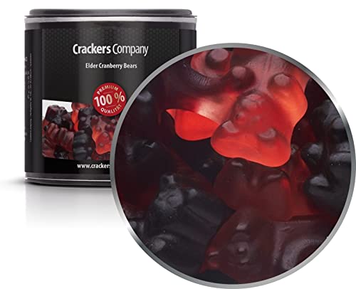 5 x 100g Holunder-Cranberry-Pärchen, glutenfrei, laktosefrei von Crackerscompany