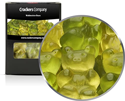 5 x 110g Waldmeister-Bären grün, lecker, glutenfrei, laktosefrei von Crackerscompany