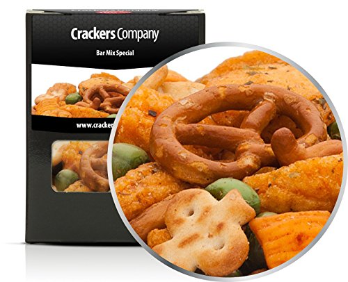 5 x 40g Snackmischung mit Salzgebäck und Cracker Kichererbse und Saubohne für Cocktail Bar von Crackerscompany