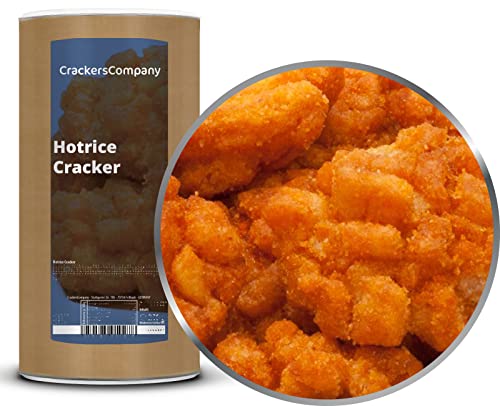 1 x 250g Reiscracker scharf Hotrice Cracker pikant würzig exotisch Reiskräcker vegetarisch laktosefrei von Crackerscompany