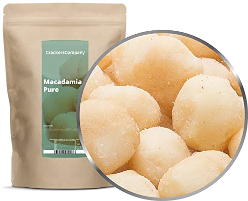 1 x 500g Macadamia Ganze Nüsse ohne Schale Rohkost-Qualität Macadamianüsse Australien 100 % naturbelassen, zuckerfrei und salzfrei vegetarisch vegan glutenfrei laktosefrei Premium Qualität von UOOTPC