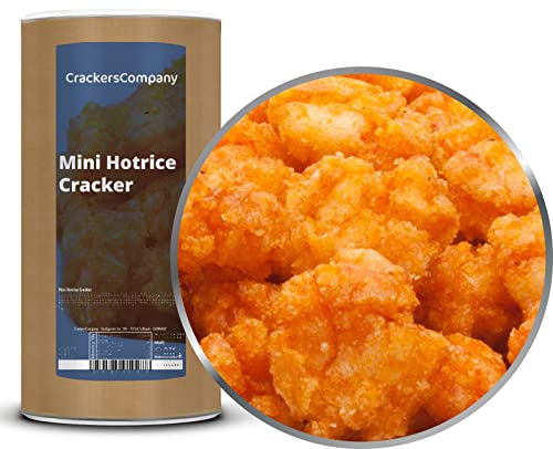 1 x 250g Reiscracker mit Sojasauce Mini Hotrice Cracker asiatisch Snack würzig feurig knusprig Knabberrei von Crackerscompany