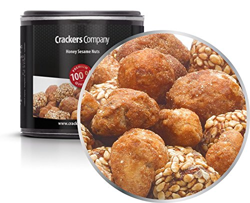 4 x 100g Butter Nuss Mix mit Erdüsse in Sesam karamelisiert mit Cashew Mandel Haselnuss Macadamia Pecannuss Honig und Butter vegetarisch von GREAT BRITISH TRADING LIMITED